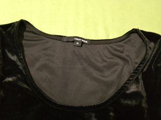 Maglia TALLY WEiJLL nera in velluto taglia M