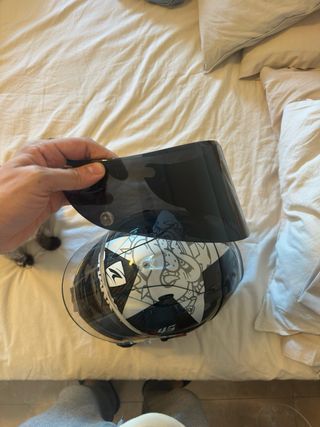 Casco Shark racer pro winter test de Redding