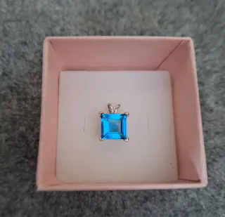 Colgante Plata Topacio