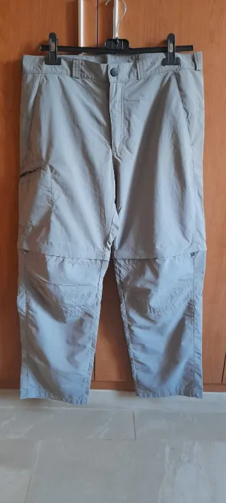 Pantalón senderismo mujer gris
