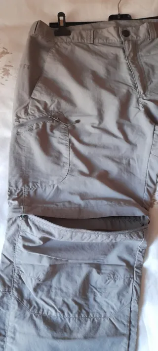 Pantalón senderismo mujer gris
