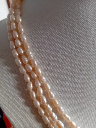 Collana Perle Fiume Argento 925