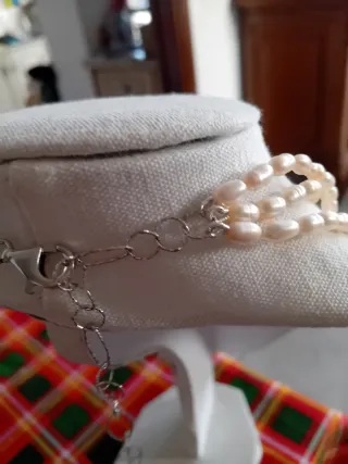 Collana Perle Fiume Argento 925