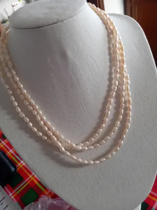 Collana Perle Fiume Argento 925