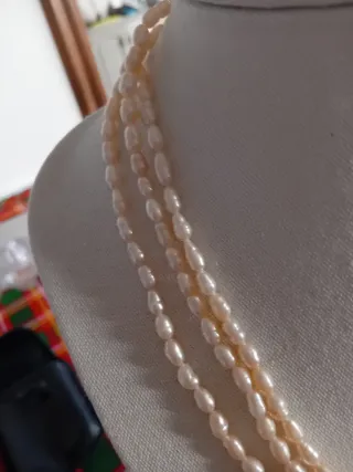 Collana Perle Fiume Argento 925