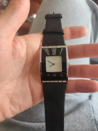 Reloj Cussi Mujer Negro/Plata