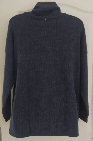 Sudadera punto  cuello alto oversize T. XL