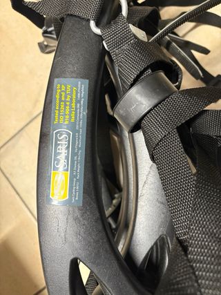 Portabicicletas Saris, adaptadores cuadro y placa