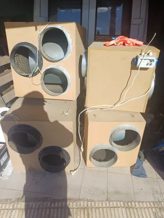 Extractores de aire 7unidades 130-170€ cada uno