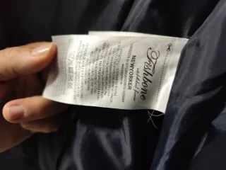 Chaqueta acolchada azul marino