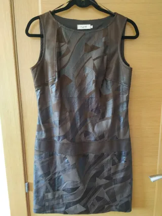 Vestido Fórmula Joven Marrón Talla 40