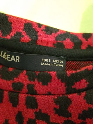 Vestito/Maglia lunga Pull&Bear fantasia leopardata