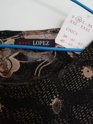 Vestido elegante, talla M negro/beige