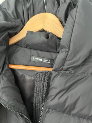 Chaqueta acolchada negra talla S