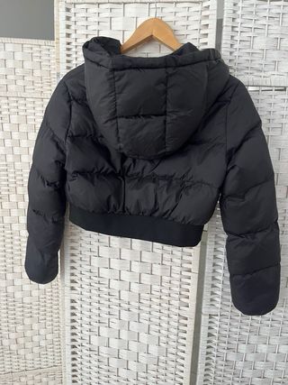 Chaqueta acolchada negra talla S