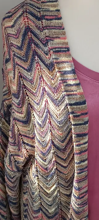 Chaqueta larga Rita Ora multicolor talla única