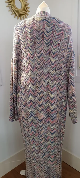 Chaqueta larga Rita Ora multicolor talla única