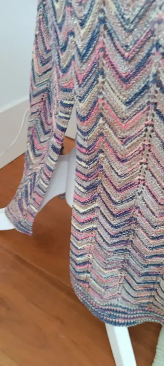 Chaqueta larga Rita Ora multicolor talla única