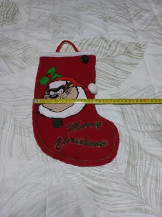 Calcetín Navideño Taz Merry Christmas