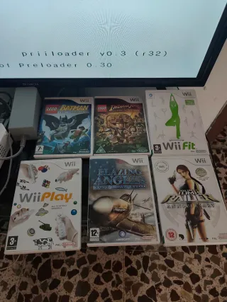 Console Nintendo Wii Bianca + 6 Giochi