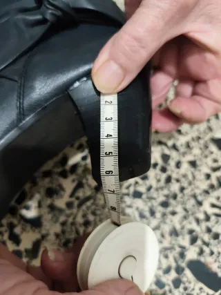 Botas Hispanitas Mujer Talla 39 Negras , Azulado