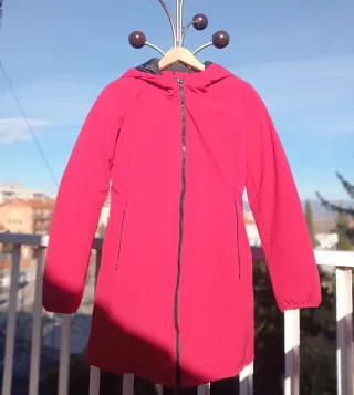 Chaqueta parka impermeable acolchada capucha, TS