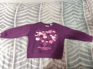 Sudadera Morada Hello Kitty Niña