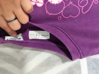 Sudadera Morada Hello Kitty Niña