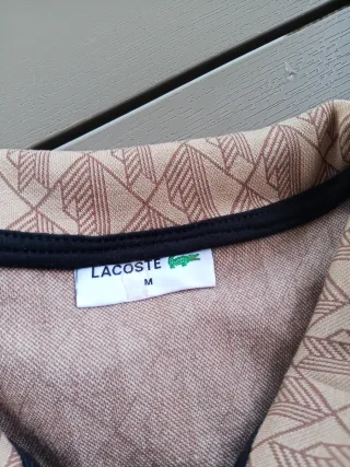Tuta Lacoste uomo beige/marrone