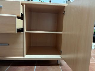 Mueble haya 3 cajones y 1 puerta