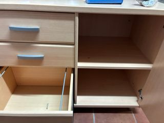Mueble haya 3 cajones y 1 puerta