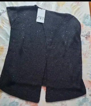 Jersey Zara lentejuelas negro talla única