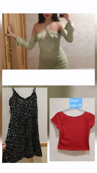 Vestidos y camiseta