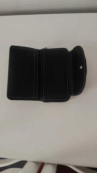 Monedero Billetero Pierre Cardin Marrón/Negro