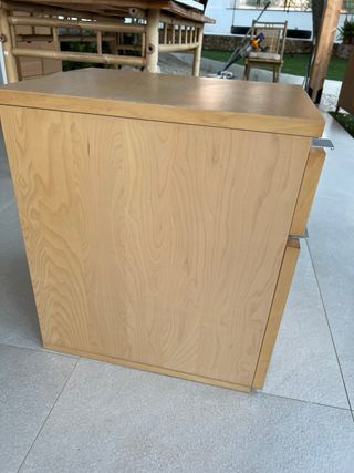 Cajonera de madera para escritorio