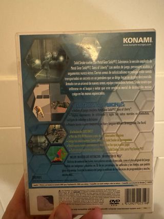 Metal Gear Solid 2 Substance PS2