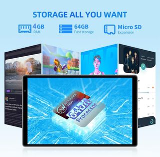 Tablet Teclast P25T 10 4GB RAM 64GB Android 12