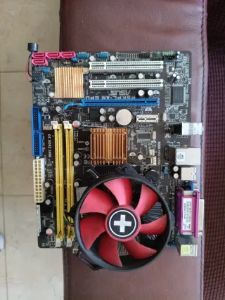 Placa Base ASUS P5KPL-AM EPU y CPau core2Duo