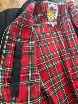 Chaqueta Harrington Negra Ripstop Talla S