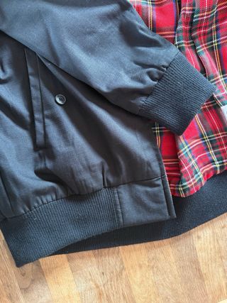 Chaqueta Harrington Negra Ripstop Talla S