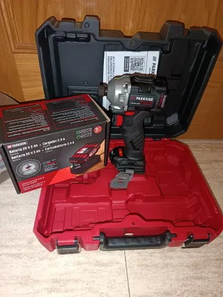 Atornillador Impacto 20V PARKSIDE + Batería y Carg