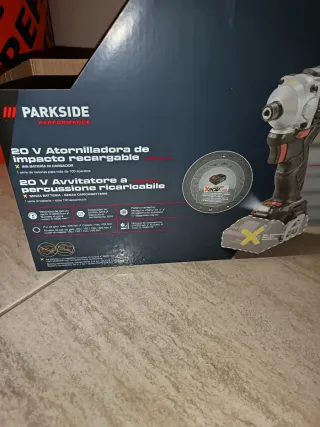 Atornillador Impacto 20V PARKSIDE + Batería y Carg