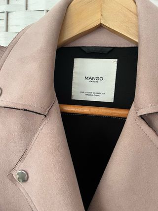 Chaqueta Mango S Rosa Palo