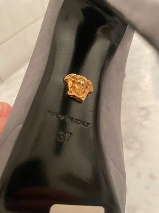 Scarpe Versace Tg 37 Grigie