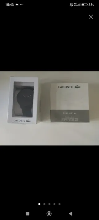 Lote Lacoste: Reloj y Perfume