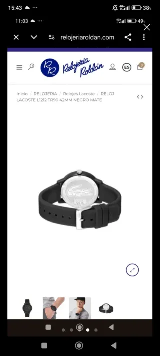 Lote Lacoste: Reloj y Perfume