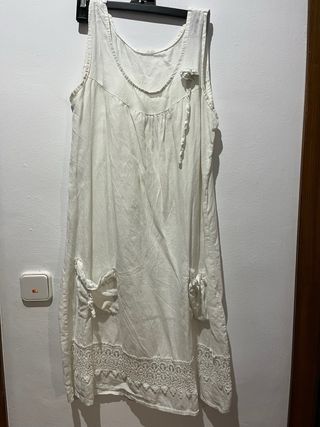 Vestido blanco verano talla L