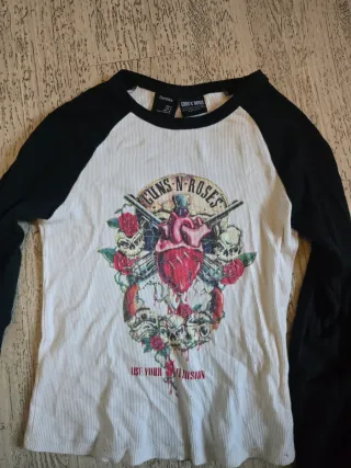 Camiseta Bershka Guns N' Roses Talla S