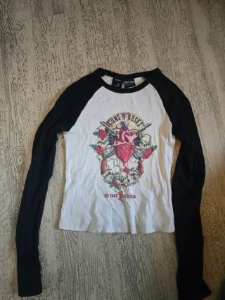 Camiseta Bershka Guns N' Roses Talla S