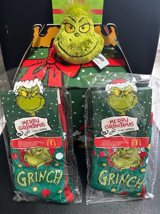 Calzini Grinch McDonald's Natale più grinch verde